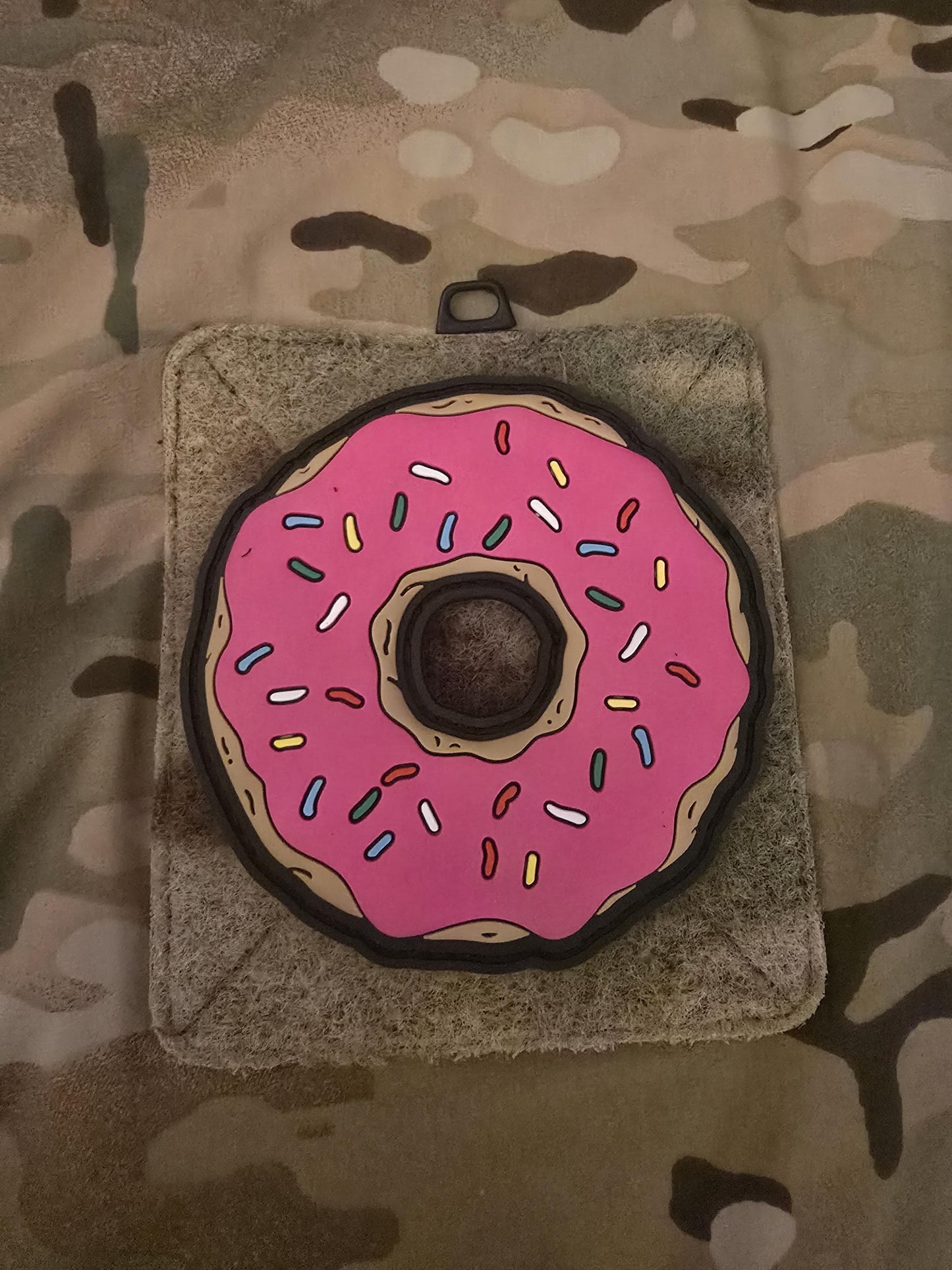 Simpson Doughnut Sprinkles PVC Patch