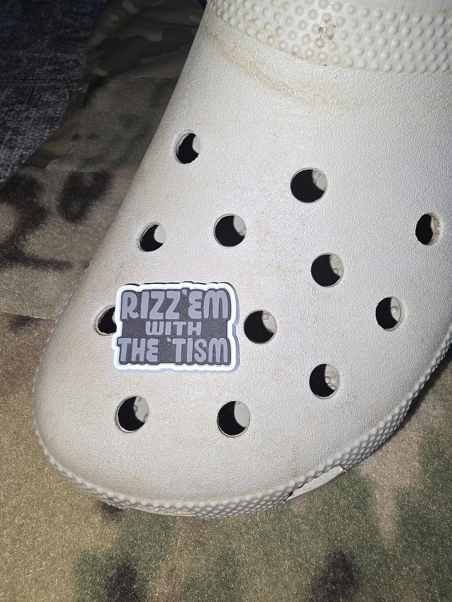 Rizz'em With The Tism Autism Shoe Charm