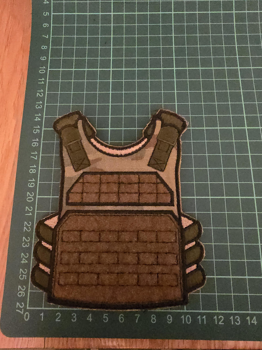 Mini Morale Patch Velcro Multicam Plate Carrier Patch