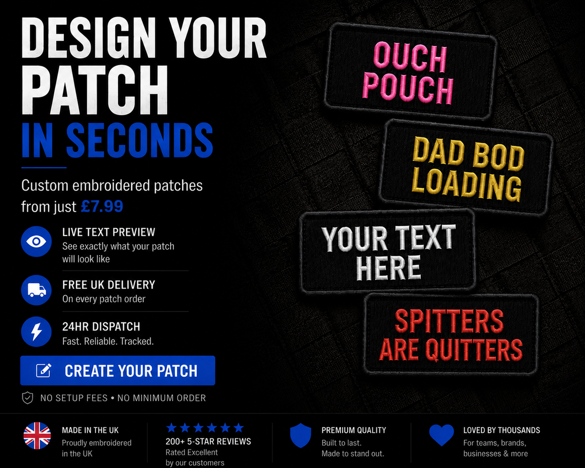 Tactical Morale Patches & Custom Apparel UK | Patch Addict – Patch ...