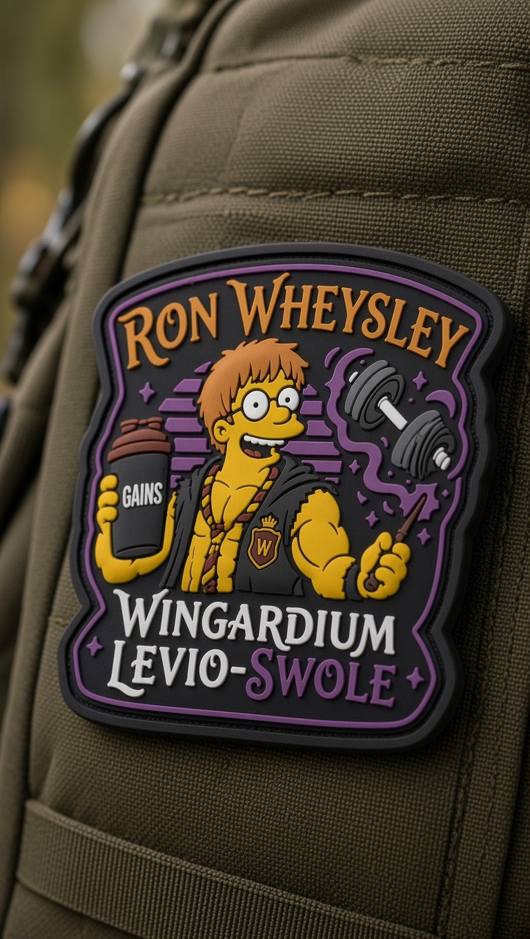 Ron Wheysley – Wingardium Levio-Swole PVC Patch