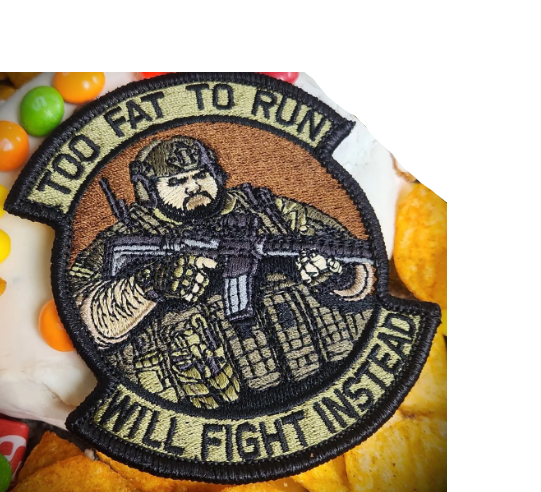 Too Fat To Run, Will Fight Instead Patch