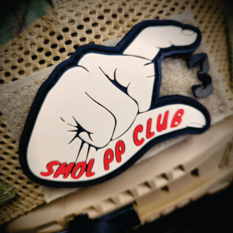 Smol PP Club - 3.25 inch PVC Patch - It's not small its fun sized!