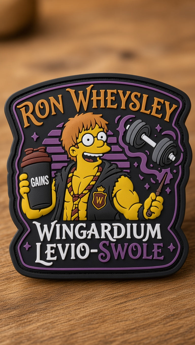 Ron Wheysley – Wingardium Levio-Swole PVC Patch
