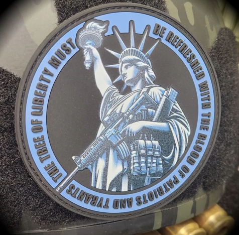 Tactical Lady Liberty - 3.5" PVC/Sublimated Patch - Statue of Liberty