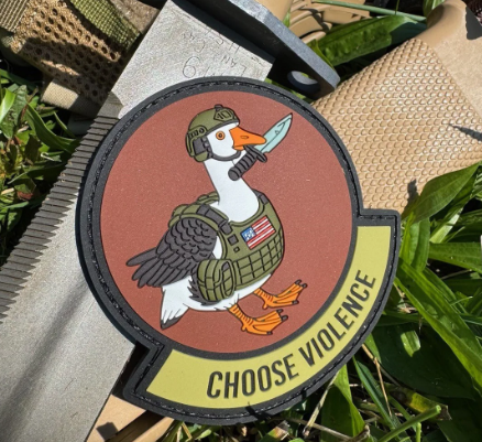 Tactical Goose - Choose Violence - OCP 3.5" PVC Patch