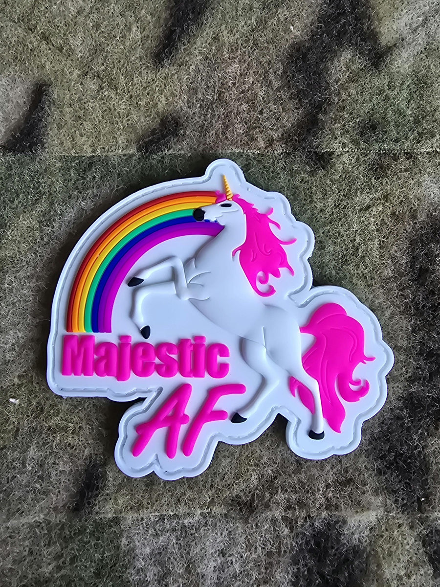 Unicorn Majestic As F*** PVC Patch