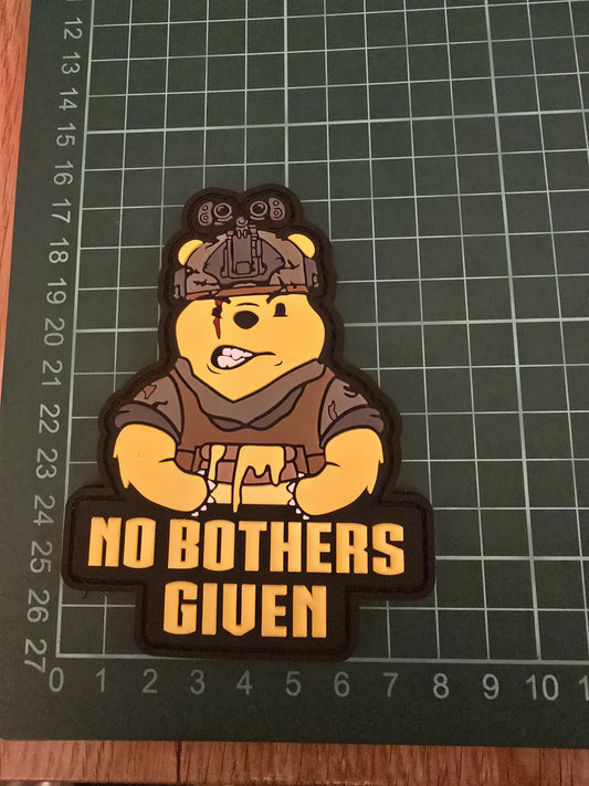 No Bothers Given Tactical Winnie The Pooh Patch
