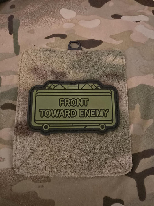 Front Toward Enemy Claymore PVC Patch