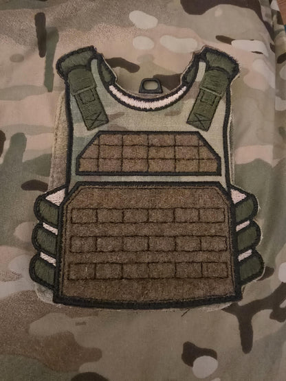Mini Morale Patch Velcro Multicam Plate Carrier Patch