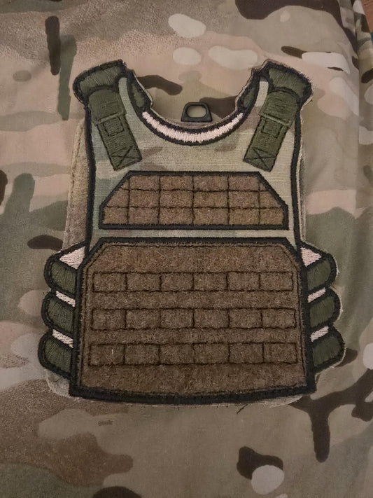 Mini Morale Patch Velcro Multicam Plate Carrier Patch