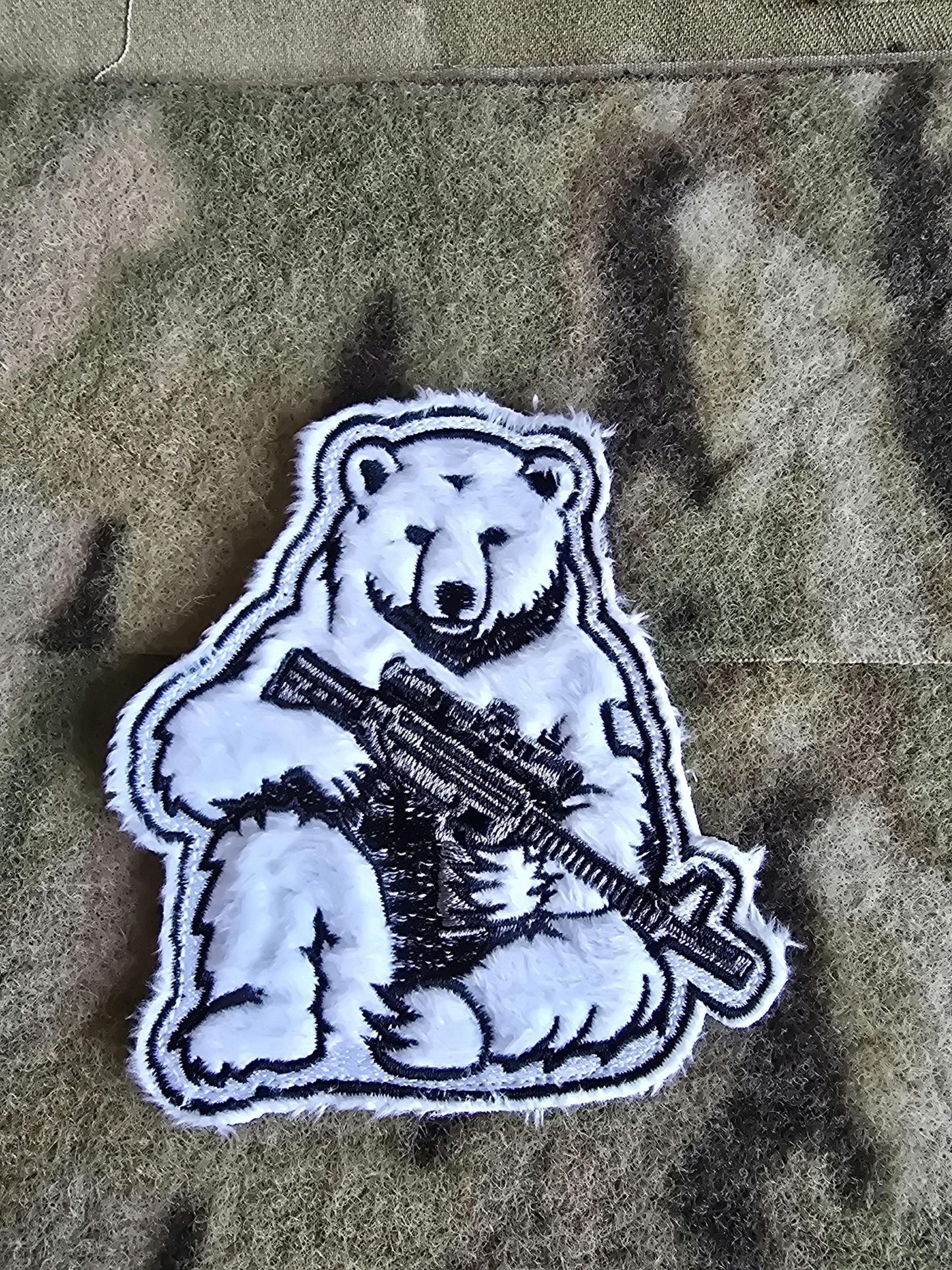 Tactical Polar Bear Furry Patch