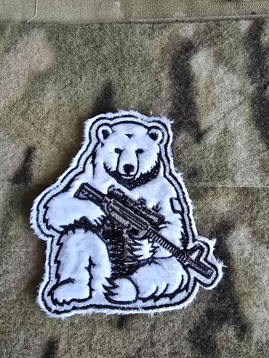 Tactical Polar Bear Furry Patch