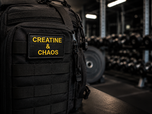 Creatine & Chaos | Live Preview | 2"x3" | 2" x4" | 3"x6" Tactical Morale Velcro Patch UK