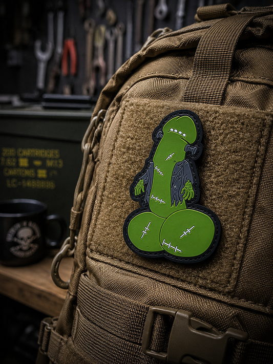 Frankenwiener PVC Morale Patch | 8cm Hook & Loop | Tactical Morale Patch