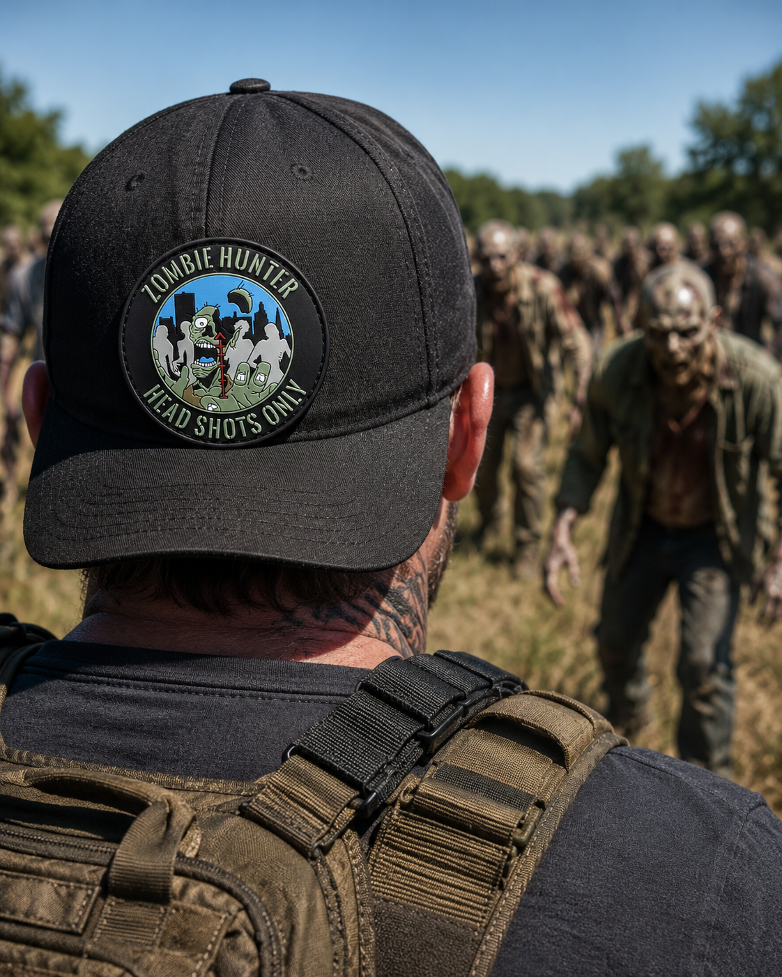 Zombie Hunter – Head Shots Only | Tactical PVC Patch