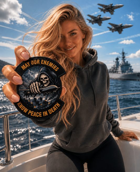 May Our Enemies Know Peace In Death Morale Patch | Grim Reaper Tactical Patch