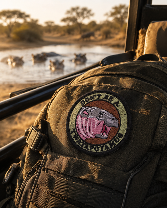 Don’t Be A Twatapotamus Morale Patch | Funny Hippo Tactical Patch