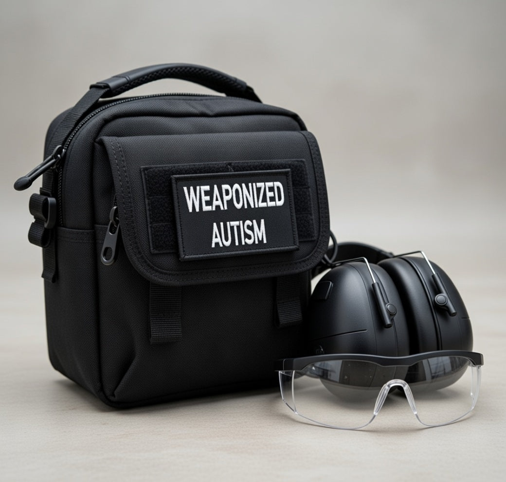 Weaponized Autism Patch | Live Preview | Funny Morale Patch | 2"x3" | 2"x4" | 3"x6"